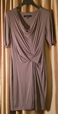 Nine West Brown Short Sleeve Dress (Size 4)