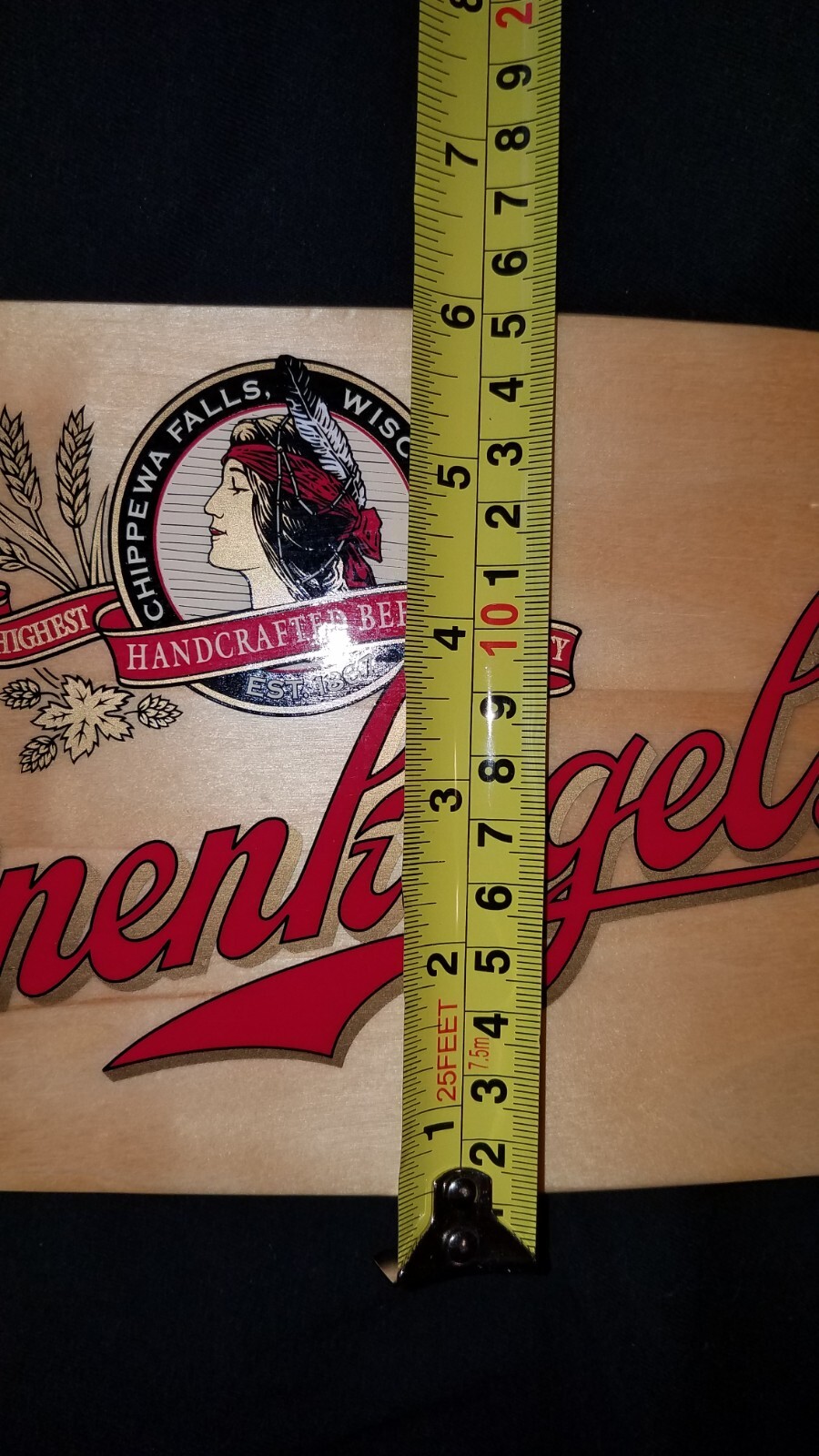 Leinenkugel's Beer Canoe Paddle "The Legend Of The North Woods Wood" bar sign eBay