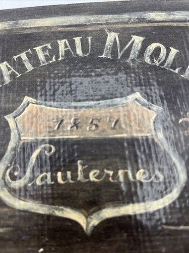 Sakura Wine Collection Salad Dessert Display Plate Chateau Molinet 8”x 6” - Picture 5 of 14