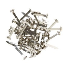 Paper Fasteners Silver Plated 13mm 20mm 25mm 30mm 40mm 50mm Split Pin 50 100 500