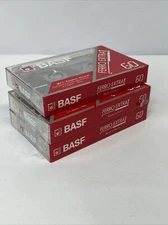 3 BASF Ferro Extra IEC I Normal Position Cassette Tapes SEALED  