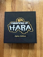 Champions of Hara Board Game Greenbrier Games Alpha Edition Super Rare Pls Read