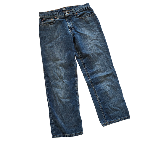 Vintage Polo Jeans Co Ralph Lauren Pants Boys Size 4 Denim Straight Leg Blue