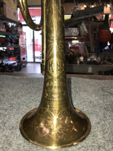 Trompeta Corneta Modelo King Master De Colección con Papeleo Original - Usada - Imagen 4 de 12