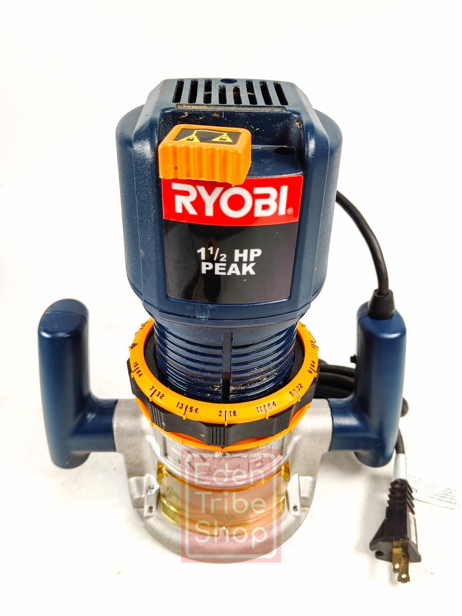 Made in USA Ryobi R161 Hand Router 1/4” Collet 1-1/2 HP 25000 RPM