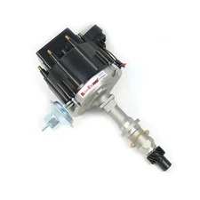 Pertronix Flame-Thrower Black Cap Distributor for HEI Pontiac 301-455 Engines
