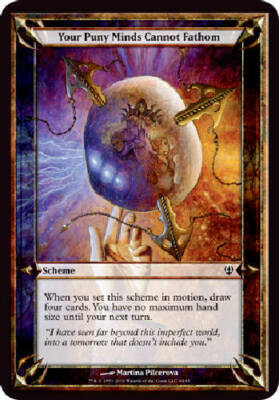 YOUR PUNY MINDS CANNOT FATHOM (OVERSIZE) Archenemy MTG Magic Cards DJMagic | eBay YOUR PUNY MINDS CANNOT FATHOM (OVERSIZE) Archenemy MTG Magic Cards DJMagic | eBay