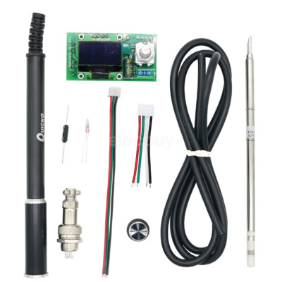 New OLED Controller Soldering Iron Station w/ Aluminum Handle for HAKKO T12