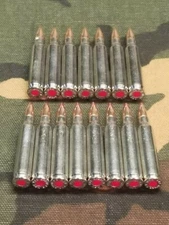 223/5.56 SNAP CAPS SET OF 15 (Nickel+ Red)