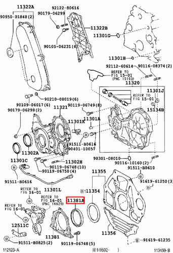 Genuine LandCruiser 80 79 78 Series 1HD 1HZ 1KZ Rear Main Oil Crankshaft Seal - Picture 14 of 20