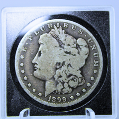 1899-o モルガン・ダラー 銀貨 EXTREMELY RARE 1899 O Morgan Silver Dollar • MICRO O Variety • 90