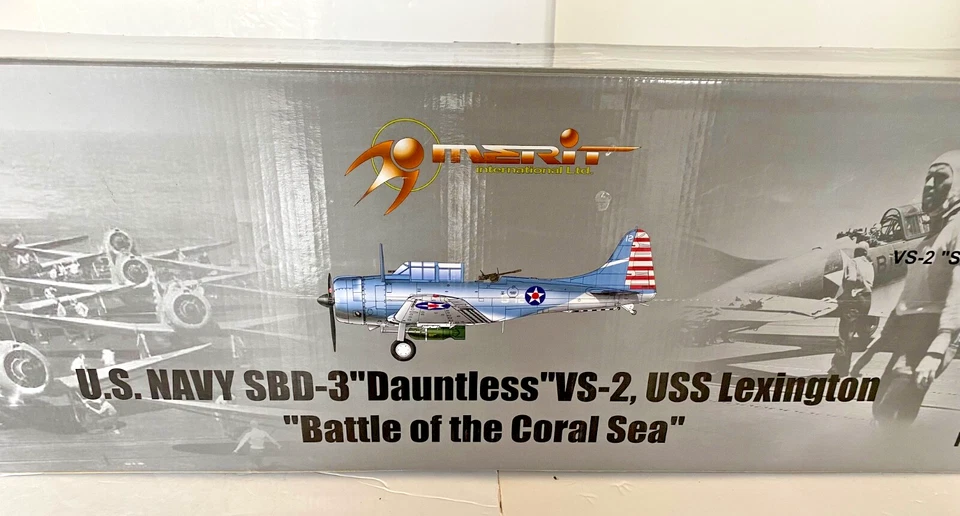 Merit 21st century toys BBI Elite Force 88002 1:18 SBD-3 Dauntless VS2 US Navy - Image 3 of 4