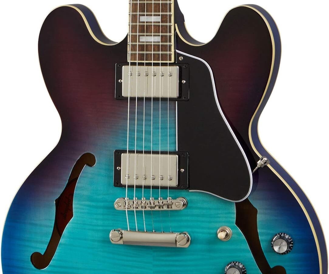 れるEpiphone ES-335 Figured Blueberry 04EpiphoneES-