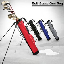 Lightweight Portable Golf Stand Cart Bag Club Carry Organizer Travel Case Storag
