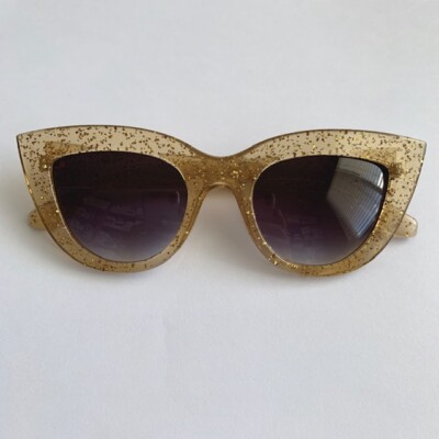 Occhiali Da Sole Oversize A Forma Di Occhio Di Gatto, Decorati Con - Foto 10