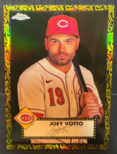 52 Topps Throwback-2021 Topps Chrome-Joey Votto /10- Black Refractor-2010 NL MVP