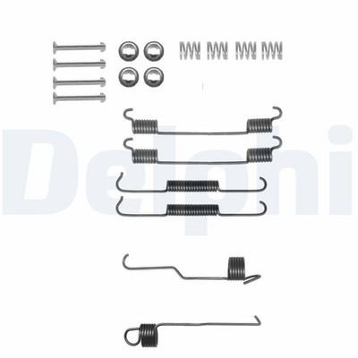 Zubehörsatz Bremsbacken Hinten für Fiat Palio 178 171 371 Siena 172 ab 97->