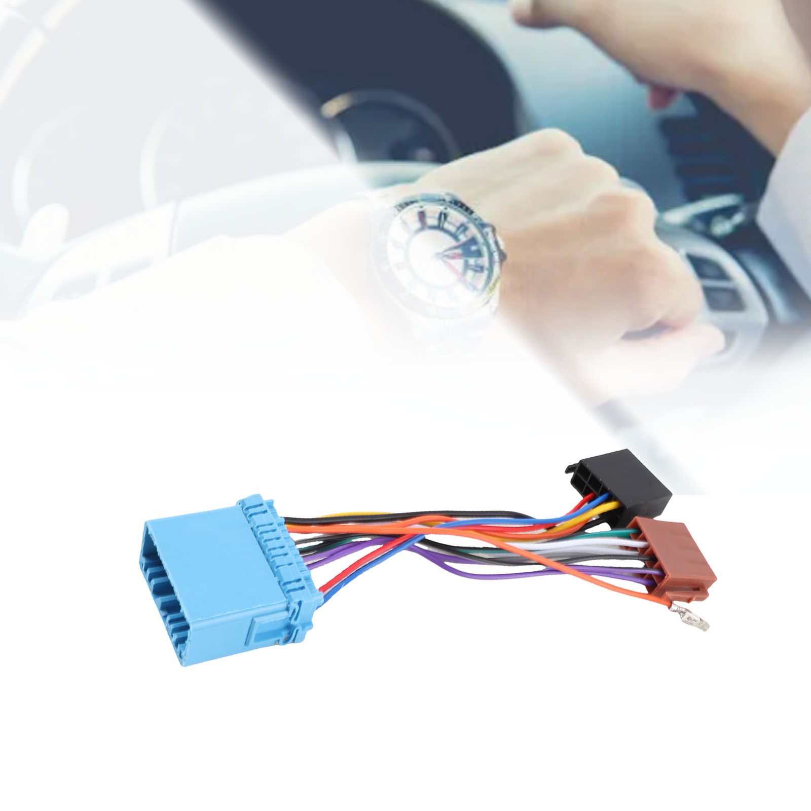 1PC Speaker Connector ISO Car Stereo Radio Harness For CD Player Install