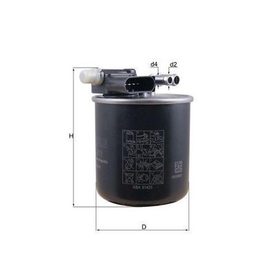 Kraftstofffilter Mahle KL 911 für Mercedes Benz Mercedes Benz Mercedes Benz