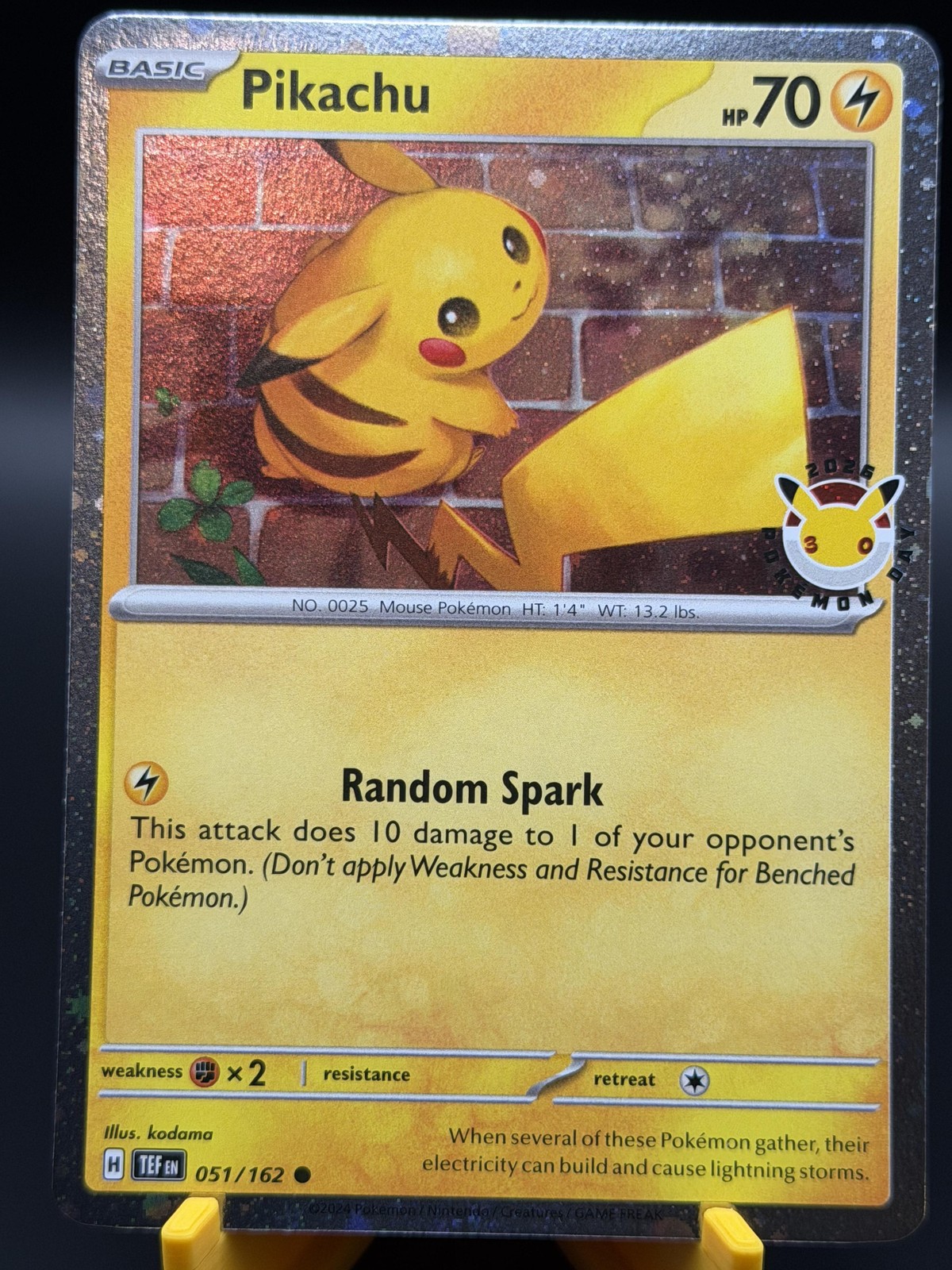 Miscellaneous Cards & Products #051/162 Pikachu