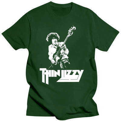 NEW Thin Lizzy Live In Concert Heavy Cotton Green S-5XL T Shirt BT708