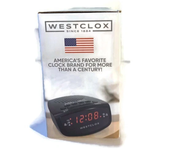 Reloj despertador Westclock radio FM sueño despertador a radio y alarma doble Foto 3 de 3