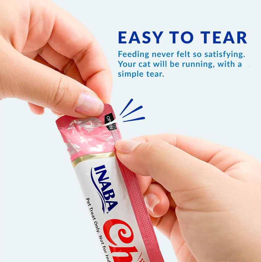 200 Tubes, INABA Churu Cat Treats, Vitamin E & Taurine, 0.5 Ounces Each Tube