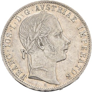 Künker: Österreich Franz Joseph I. 1 Florin 1864 A Silber