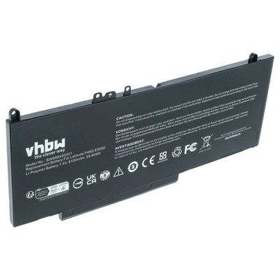 Akku für Dell Latitude E5550 E5550 15.6 E5450 15.6 E5470 E5570 8100mAh 7,6V