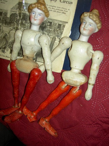 Schoenhut Humpty Dumpty Circus, jointed palomino, platform horse toy, GLASS eyes - Afbeelding 14 van 24