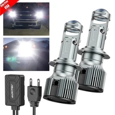 H7 200W Bi-LED Projector Lens Headlight Bukbs Kit 50000LM High Low Beam Retrofit