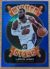 Lebron James 2021 Optic Basketball Winner Stays Blue /85 #3 LA Lakers