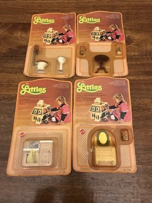 The Littles Mattel Lotto Lot 4 Badezimmer Sideboard Tisch Mobile Toilette Neu