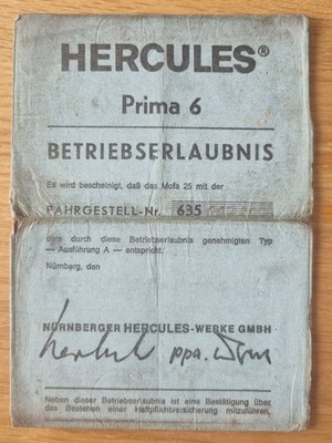 ABE Hercules Prima 6 Papiere