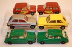8 Vintage 1960's-1970's Matchbox Cars MINI COOPER / MG 1100 / RENAULT LE CAR
