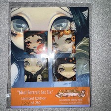 jasmine becket griffith metal pins “Mini Portrait Set Six” #124/250