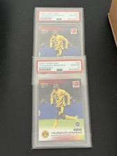 2020-21 Topps Now Bundesliga Soccer Youssoufa Moukoko Rookie 2 Card Lot PSA 10