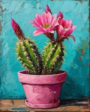 Mrnsiet Paint by Number for Adults Beginners, Easy Cactus MT22398-US