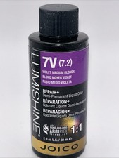 Joico LumiShine Demi-Permanent Liquid Hair Color 7V 7.2 VIOLET MEDIUM BLONDE 2oz