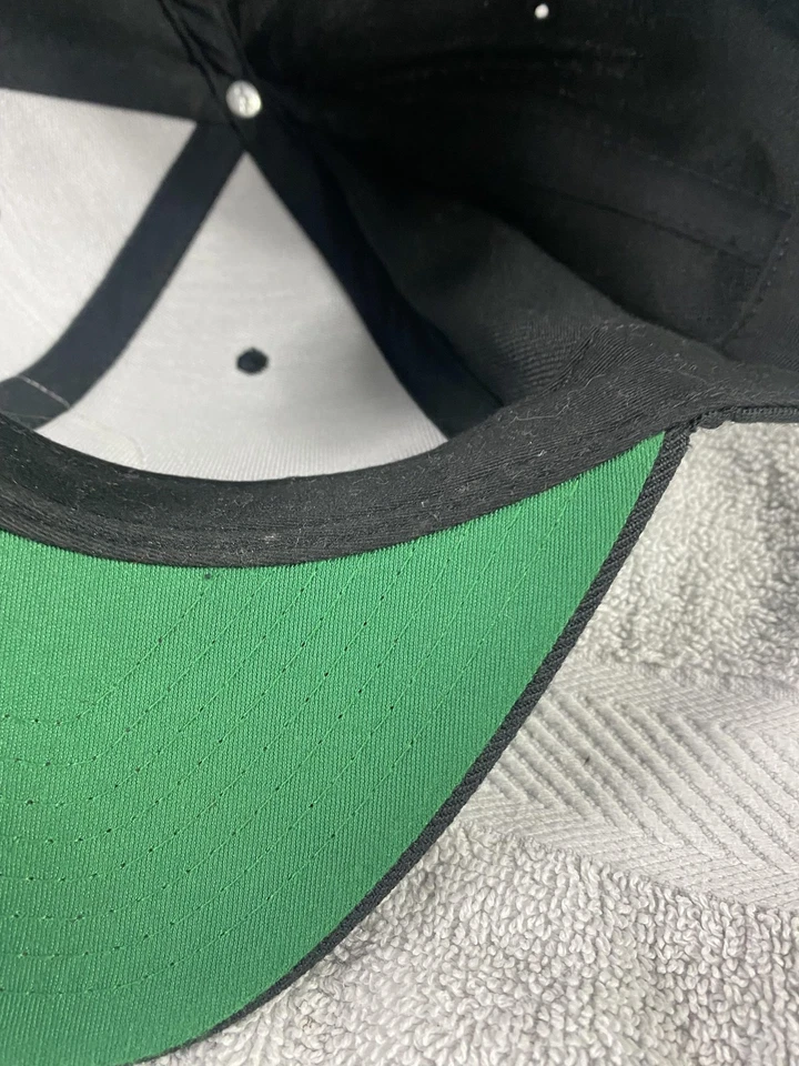 Boné de mountain bike Snap Back preto plano Bill ciclismo gráfico masculino Yupoong - Imagem 4 de 4