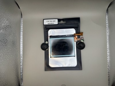DS Lite Top Screen and Speakers-Turquoise blue