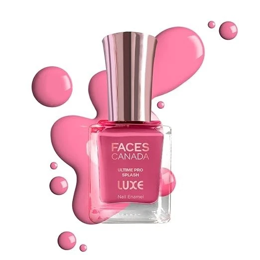 FACESCANADA Ultime Pro Splash Luxe Nail Enamel - Bubblegum (L01), 12ml | Glossy
