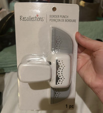 Recollections Border Punch Shapes Paper Punch Tool 1.7 in x 0.6 in MPN 51768