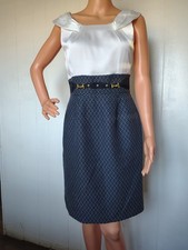 Tahari Arthur S. Levine Black and White Women's Dress Size 4P.