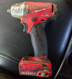 Milwaukee M18 FUEL ONE KEY 18V 3/8" Impact Driver Tool Only Red/Black