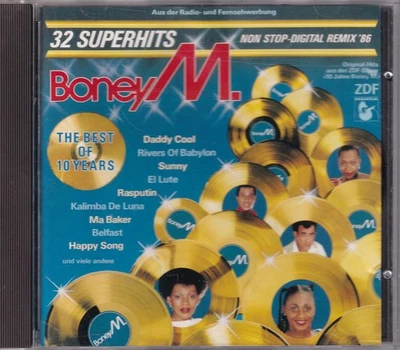 BONEY M. - CD - 32 SUPERHITS / THE BEST OF 10 YEARS - 32 SONGS - MINT - Bild 1 von 2
