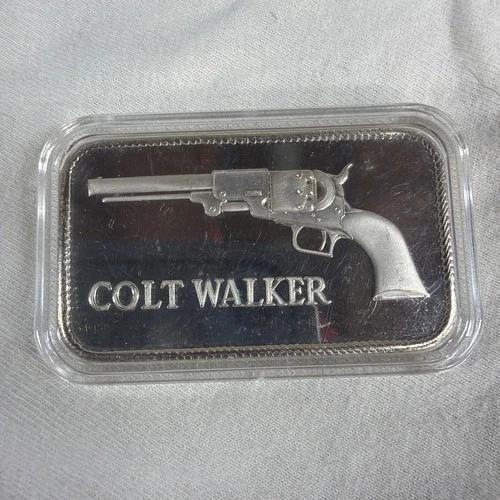 Colt's Manufacturing Co. Colt Walker 1 Oz .999 Fine Silver Bar