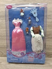 Disney Store Cinderella Classic Doll Collection Accessories 2 Gowns, Mice, Rare