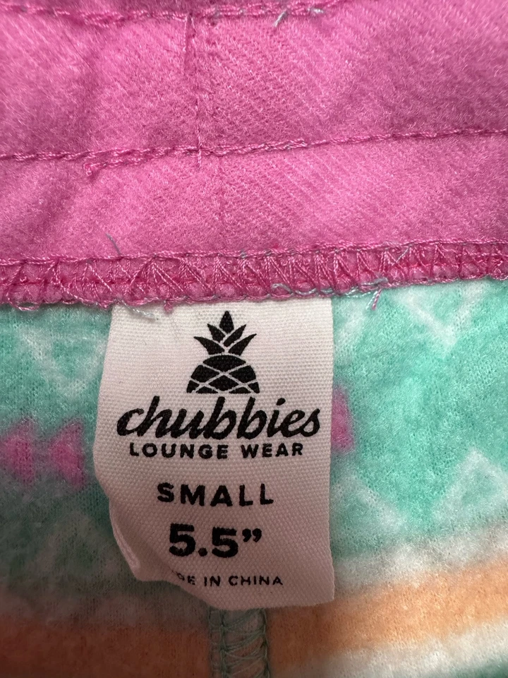 Pantalones Cortos Chubbies Pequeños Azteca Suroeste Vellón Bolsillos para Salón Playa Preppy Suave Foto 2 de 4
