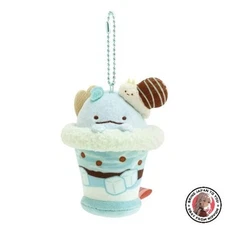 NEW MO97201 Sumikko Gurashi Chocolate Fair at Cafe Sumikko Dangling Plush Tofu